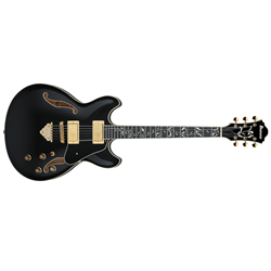 Ibanez AS93SPBK As Artcore Expressionist Hollow Electric Guitar - Black