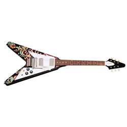 Epiphone ECJHFVEBNH Jimi Hendrix "love Drops" V w/ Hardshell Case