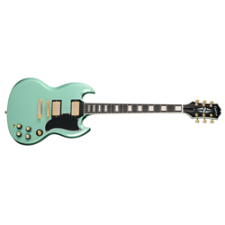 Epiphone EIGSGCIGGH SG Custom Electric Guitar in Inverness Green w/ Gold Hardcase & Gig Bag