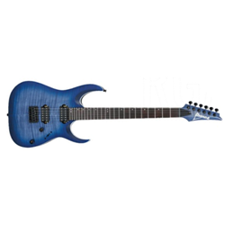 Ibanez RGA42FMBLF RGA Series Electric Guitar - Flat Blue Lagoon Burst
