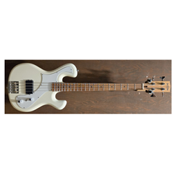 Backline Guitars BFBVWRW Badfish Electric Bass in Road Worn Vintage White w/ Hardshell Case