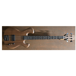 Backline Guitars BFBWN Badfish Electric Bass in Walnut w/ Hardshell Case