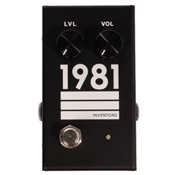 1981 Inventions 1981-LVL FULL-RANGE Overdrive Effect Pedal