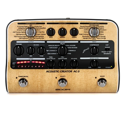Zoom ZOOM-ZAC3 Enhanced Direct Box Acoustic Creator Multi-Effects Pedal