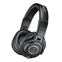 Audio Technica ATH-M40X Closed Back Studio Headphones w/ Cables