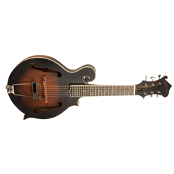 Gold Tone F6 Acoustic Electric 6-String F-Style Mando-Guitar with Case