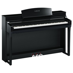 Yamaha CSP255 PE Clavinova Digital Piano with Bench - Polished Ebony