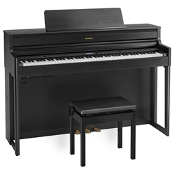 Roland HP704-DR-WSB Digital Piano with Stand & Bench - Dark Rosewood