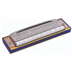 Hohner 595BX-A Blue Midnight Harmonica - Key of A