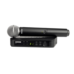 Shure BLX24/SM58-H9 Wireless Handheld System with SM58 Microphone (H9: 512-542 MHz)