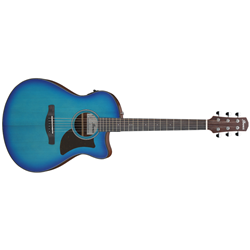 Ibanez AAM50CESBO Advanced Acoustic Series Cutaway Acoustic-Electric Guitar - Sapphire Blue Burst