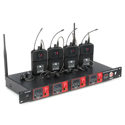 Galaxy Audio AS4400 Quad UHF Wireless In-ear Monitoring System