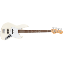 Fender 0266840505 Standard Jazz Bass, Laurel Fingerboard - Olympic White