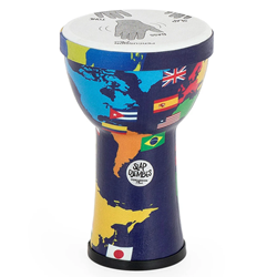 Jumbie Jam PP6631 8" Slap Percussion Djembe Pre Tuned - Carnival Design