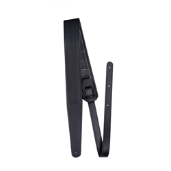 052745 Godin Black Leather Felt Pad Strap