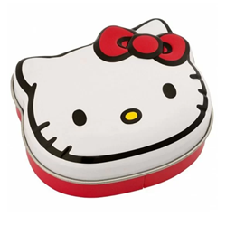 Fender 1980351056 Hello Kitty Tin with 18 Medium  351 Shape Picks