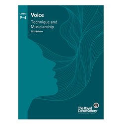 RCM V6V00 Voice Technique & Musicianship Levels P-4 2025 Edition