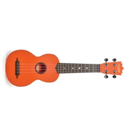 Beaver Creek BCABS-ORANGE Ulina Soprano Ukulele with Gig Bag - Orange
