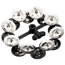 Meinl HTHH2BK 5" Headliner Series Hihat Tambourine Dual row Stainless Steel jingles