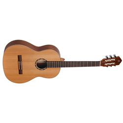 Ortega R122SN Family Series Cedar/Mahogany Slim Neck Acoustic Guitar - Natural w/Gigbag