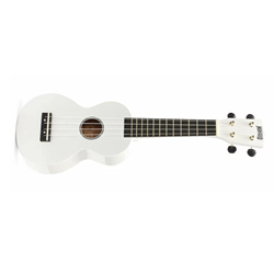 Mahalo MR1-WT Rainbow "R" Series Soprano Ukulele - White w/ Gig Bag