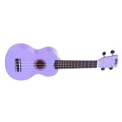 Mahalo MR1-PP Rainbow "R" Series Soprano Ukulele - Purple w/ Gig Bag