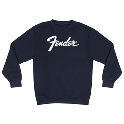 9193210506 Large Fender Transition Logo Sweatershirt in Navy
