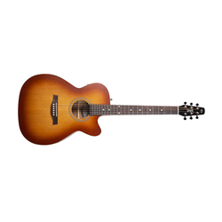 Seagull 052653 Entourage Concert Hall Cutaway Acoustic-Electric Guitar - Rustic Burst