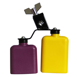 Bandstand BDPWB-PY double tone block for drum set mounting, plastic