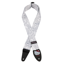 0990637223 2" Fender x Hello Kitty Polyester Strap - White