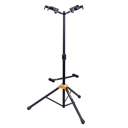 Hercules GS422B+ Universal Auto Grip Duo Guitar Stand with Foldable Backrest