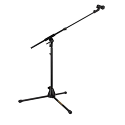 Hercules MS520BPRO Low Profile Tripod Microphone Stand With Telescopic Boom Arm