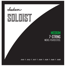 2991058007 Jackson® Soloist™ Strings 7 String, Medium .010-.058