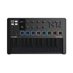 Arturia MINILAB3DBK MiniLab 3 25-Key MIDI Controller with Software - Black
