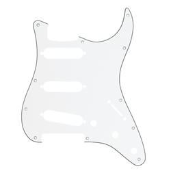 Fender 0991360000 11-Hole Modern-Style Stratocaster S/S/S Pickguards