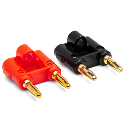 Hosa BNA-100 Dual Banana Plugs (2pk)