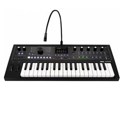 MICROKORG2BK Limited Edition MicroKorg 2 37-Key Synthesizer / Vocoder with Soft Case, Metallic Black