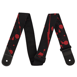 2992562001 Jackson® Splatter Strap, Black and Red, 2"