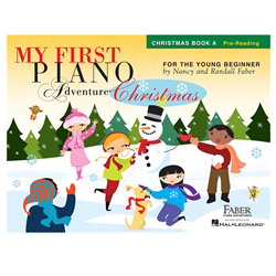 Hal Leonard HL 00001471 My First Piano Adventure® Christmas  – Book A Pre-Reading