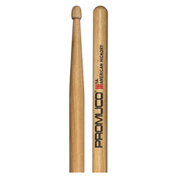 Promuco Percussion 18015AX Promuco American Hickory Drumsticks - 5A, Wood Tip