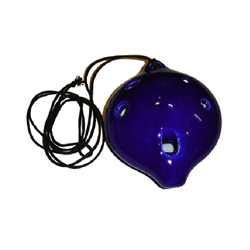 Mid-East ONMG Ocarina Necklace 'G' 4" X 3.5"