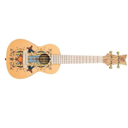 Ortega RUAR-HY 4-String Art Series Concert Ukulele Himalaya with Gold Hardware