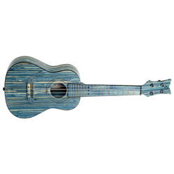 Ortega RUSWB-CC 4-String Bamboo Series All Solid Concert Ukulele w/Bag,  Stone Washed with Gig bag