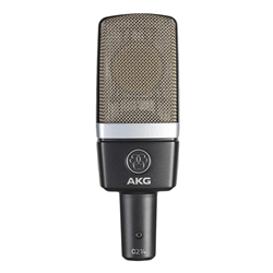 AKG C214 Large-diaphragm Condenser Microphone with Carrying case