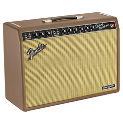 Fender 2274100950 Tone Master Deluxe Reverb 1x12" 100W Solid-State 22W Tube Simulated Solid State Combo Guitar Amplifier - Cocoa