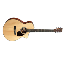 Martin 11SC10ESPRUCE Road Series S-13 Cutaway Acoustic-Electric Guitar - Natural