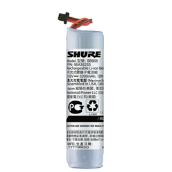 SB905 Li-Ion Rechargeable Battery For Shure MXW2 Handheld Transmitter