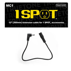 Truetone TT-MC1 1 Spot Male to Female 12'' DC Adaptor Extension Cable