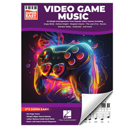 Hal Leonard 1771717 Super Easy Songbook Video Game Music