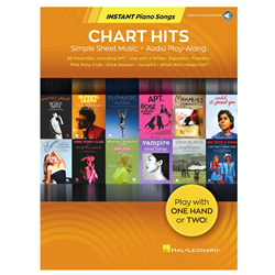 Hal Leonard 1858444 Instant Piano Songs Chart Hits Bk & AA